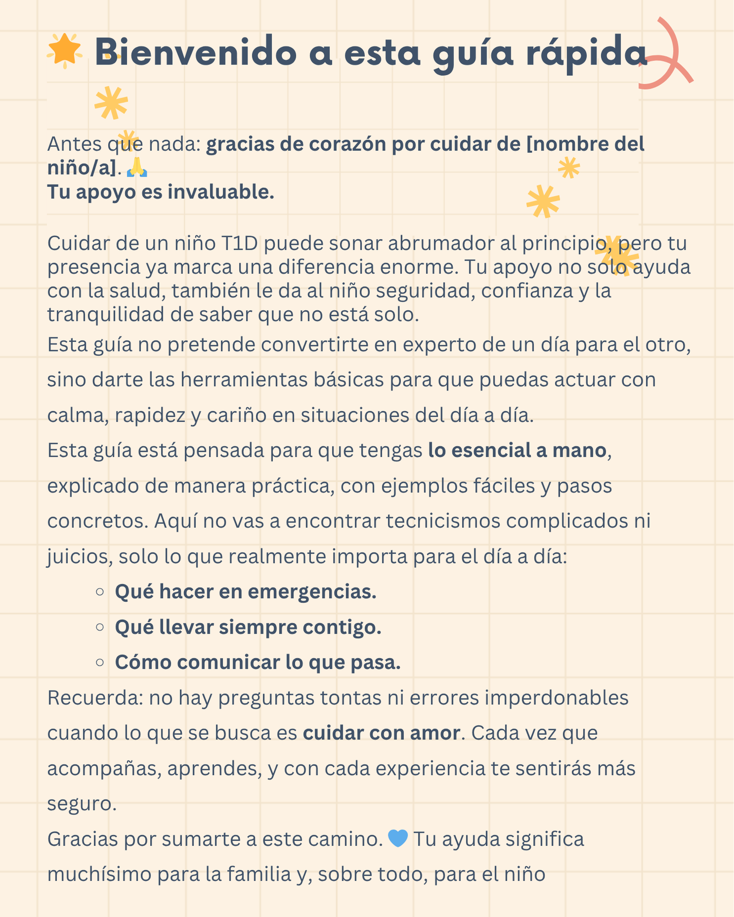 9. DT1: Guia rápida para cuidadores nuevos - Español