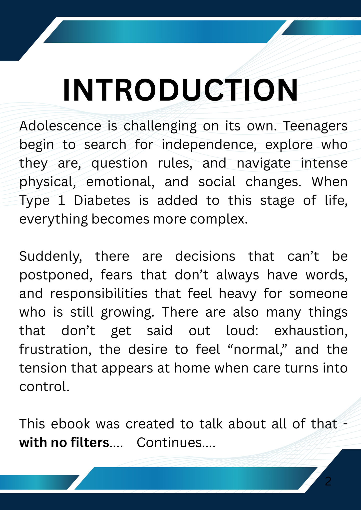 7. No filters: Teenagers and T1D - English