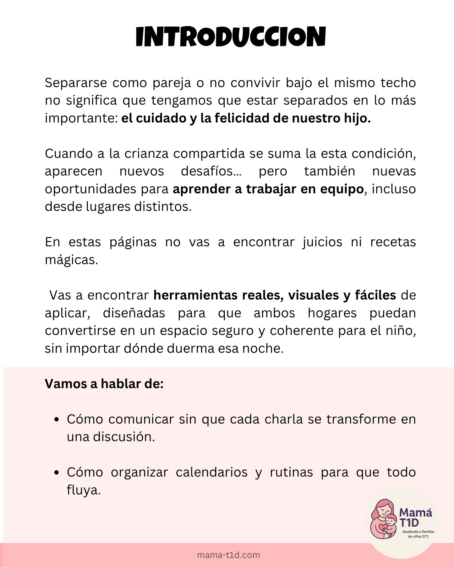5. Cuidar entre dos hogares: DT1 sin conflicto - Español