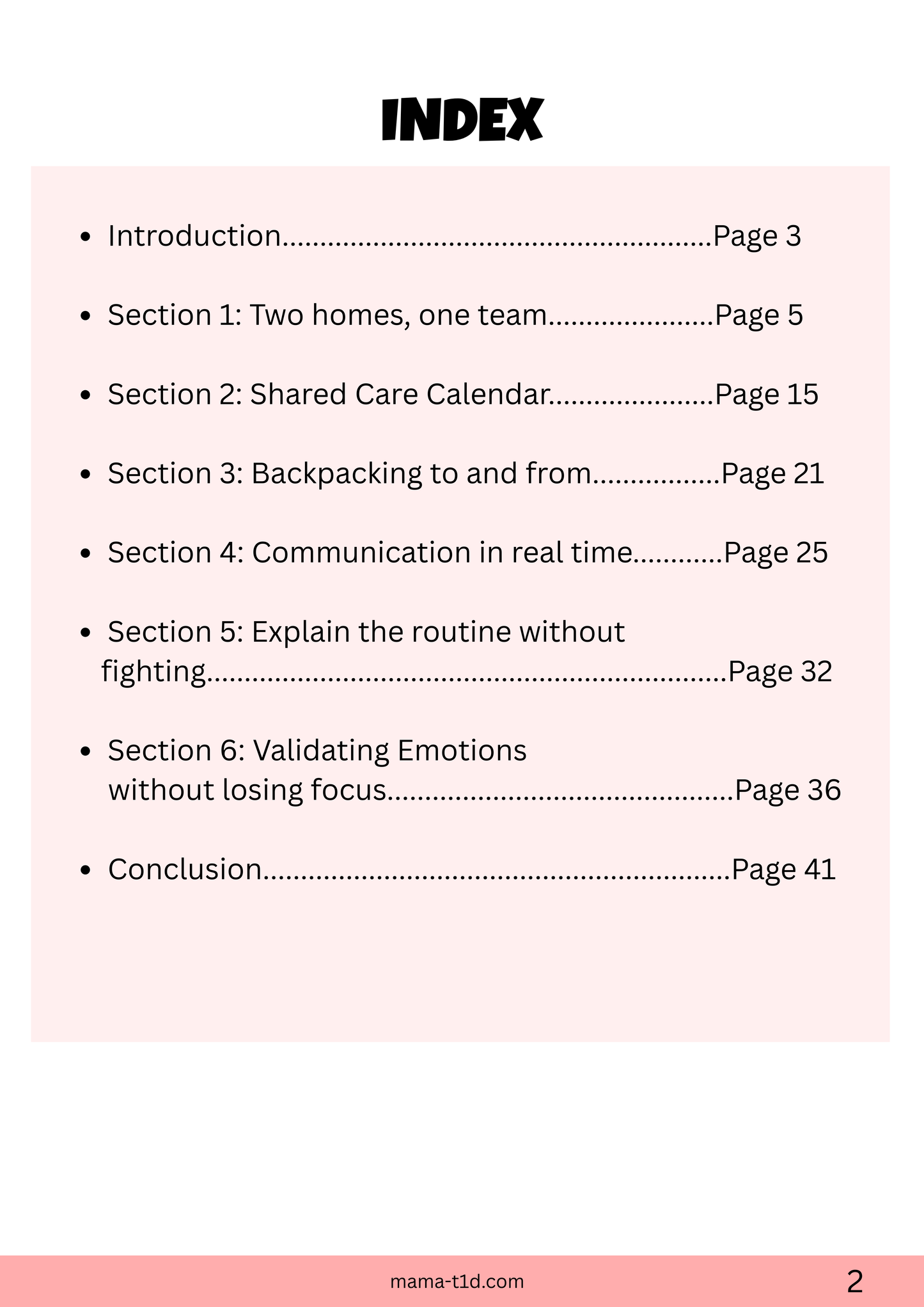 5. Caring between two homes: T1D without conflict - English