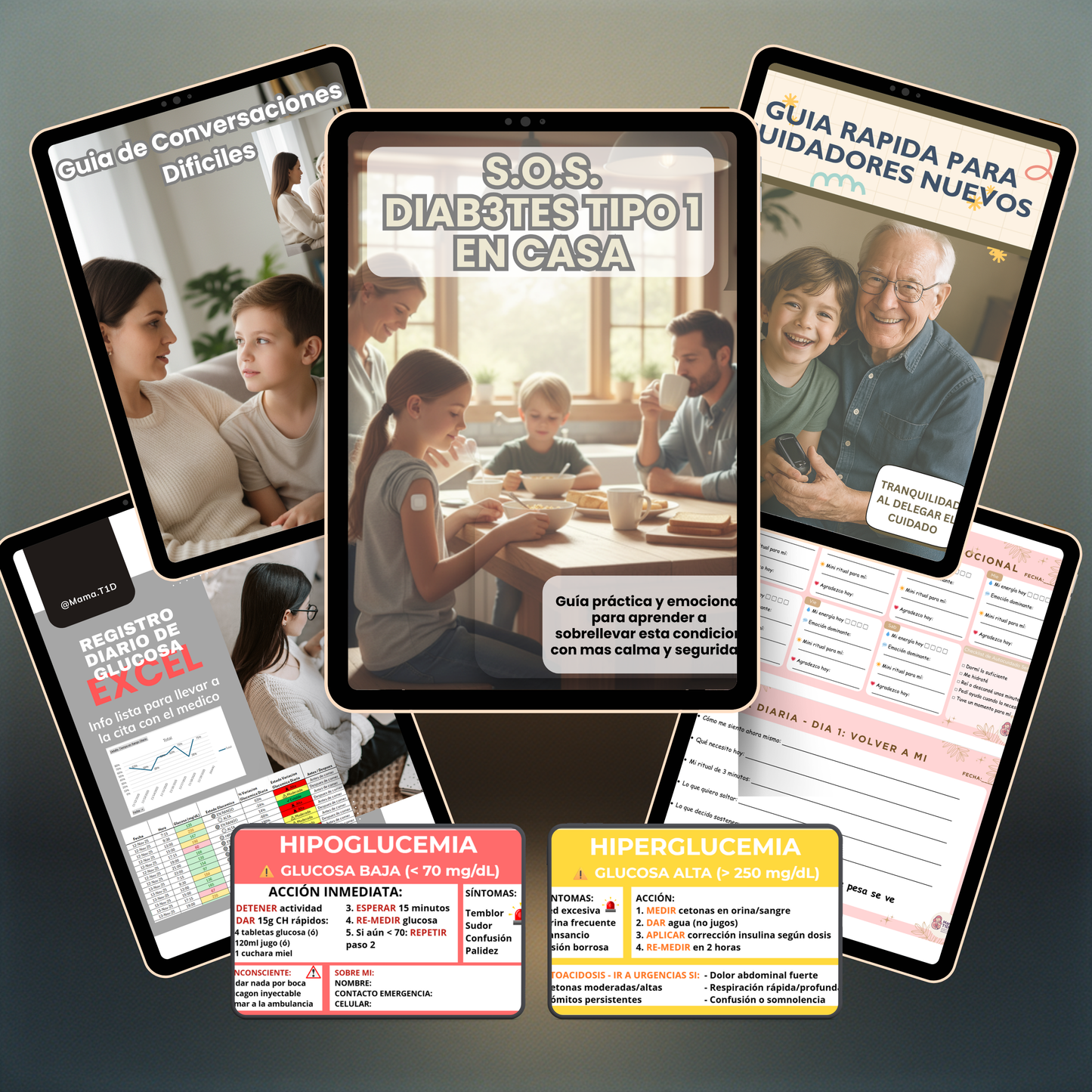 S.O.S: DIAB3TES TIPO 1 EN CASA + 5 BONUS EXTRAS!