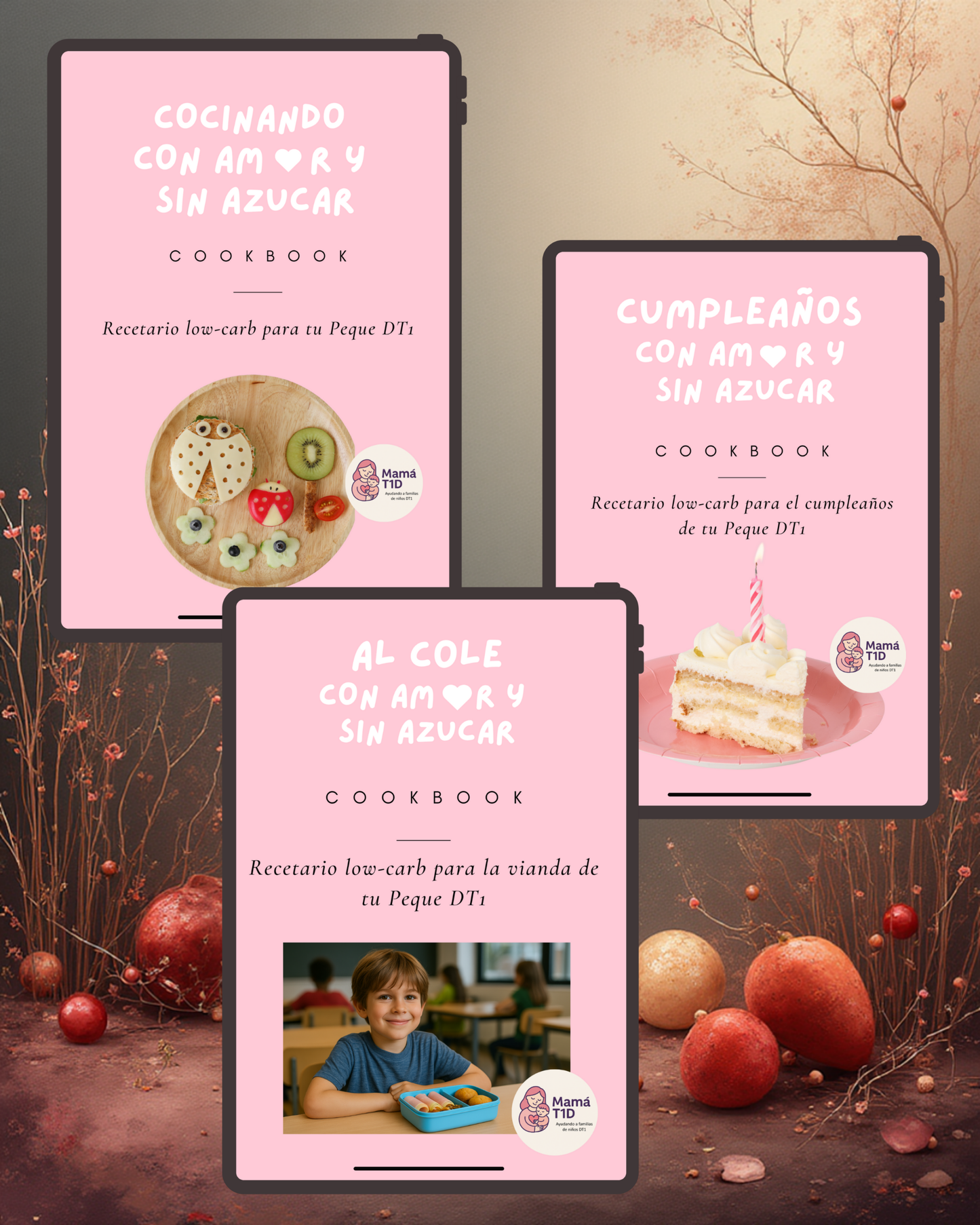 10. Colección Recetarios con Amor y sin Azúcar - Español